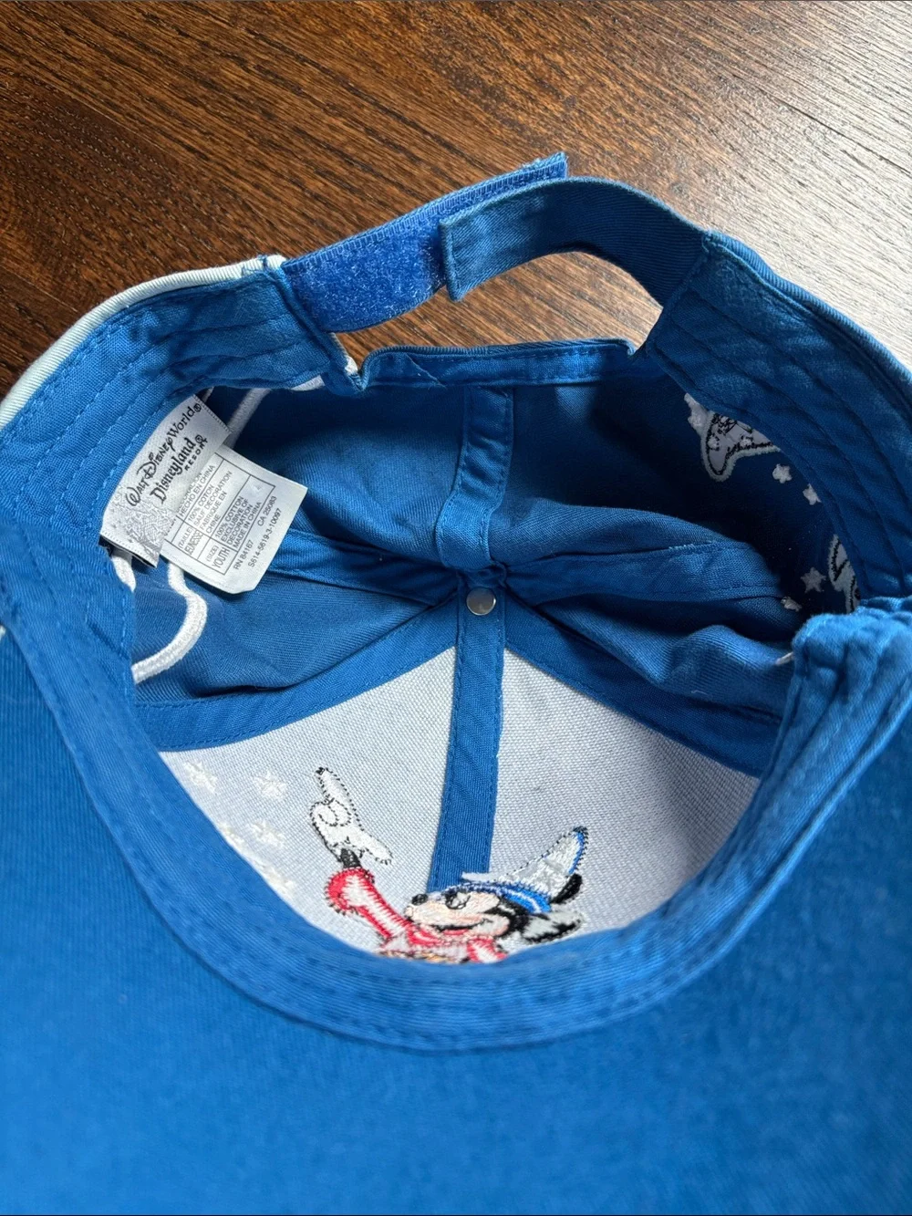 Disney Royal Blue and Light Gray Sorcerer Mickey Baseball Cap
